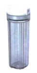 天水飲水設備 - 各式零配件 - F-EG104WL 圓白上蓋 • 透明罐 (10吋) • 4分牙