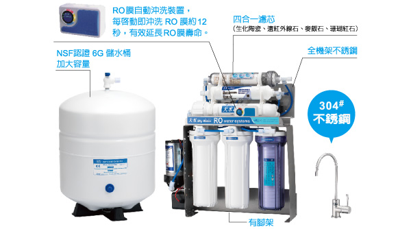 RO-NST-S 
業界唯一不銹鋼 RO 純淨水機